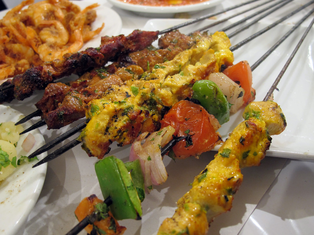 brochettes au barbecue