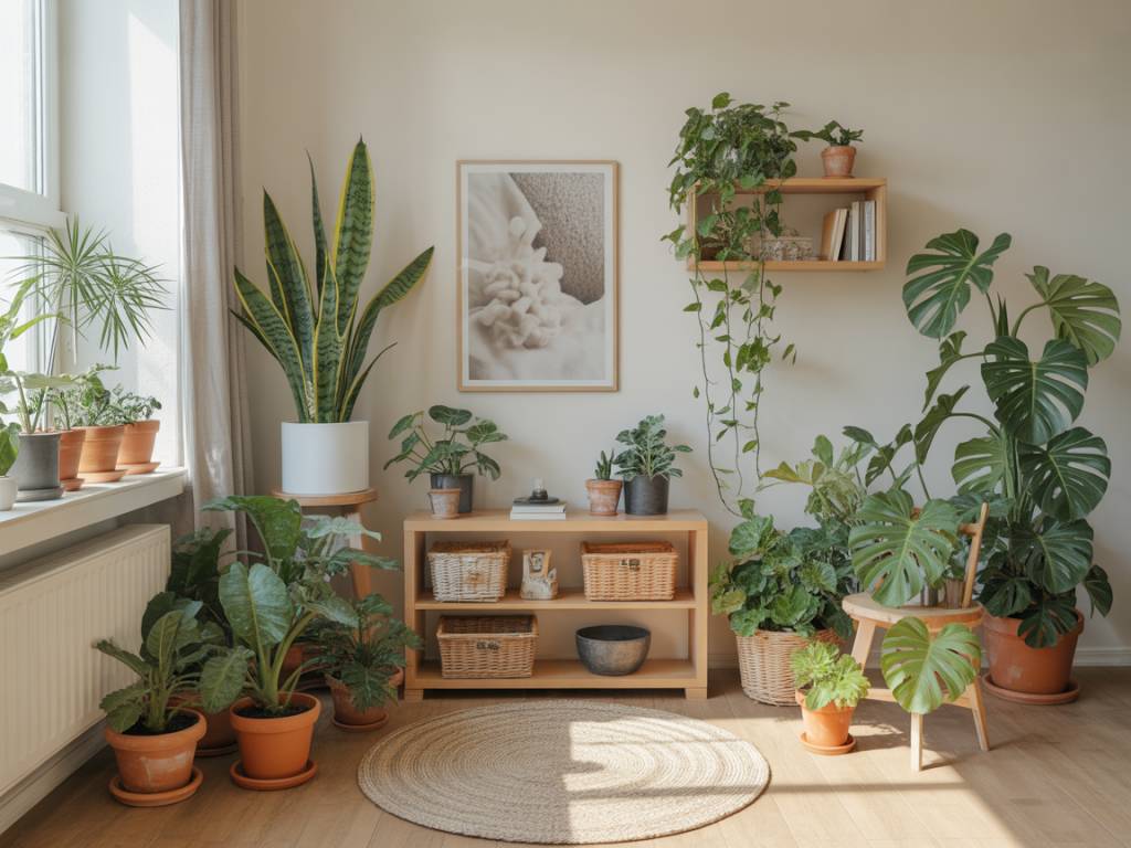 Déco et bien-être : comment intégrer des plantes dans chaque pièce de la maison pour purifier l’air et apaiser l’esprit
